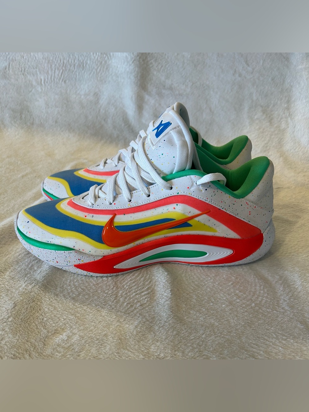 Nike A'one PER Aja Wilson White Safety Orange 1Q9419-100 Size 11.5